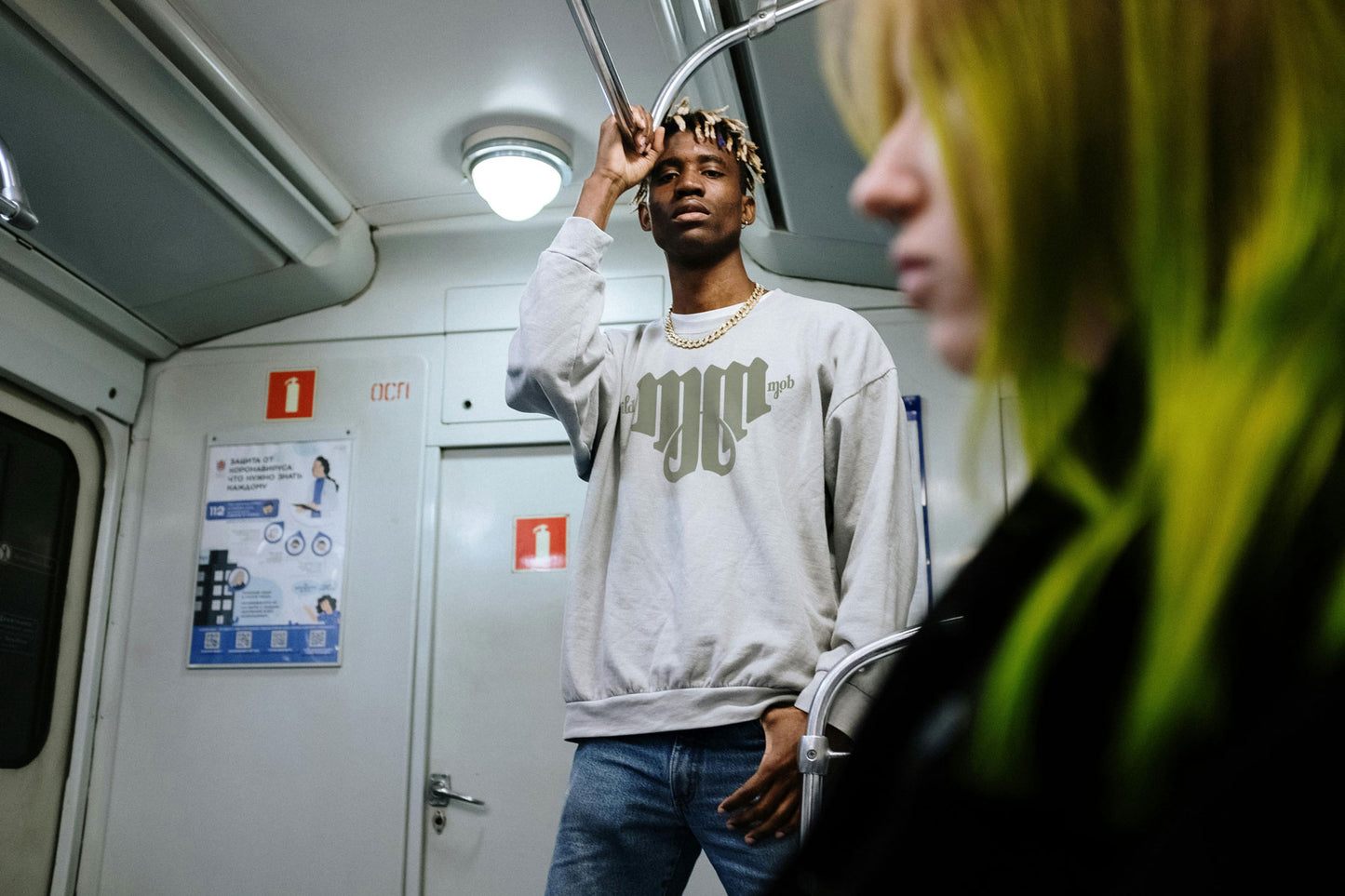 Unisex organic oversized sweatshirt